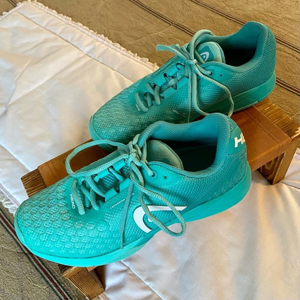 Head Revolt Pro 3.0 Women’s LTTE Tennis Shoes Size 7.5 US Teal Color Lace Up